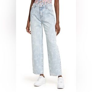 Nordstrom x Cristina Martinez wide leg jeans size 16